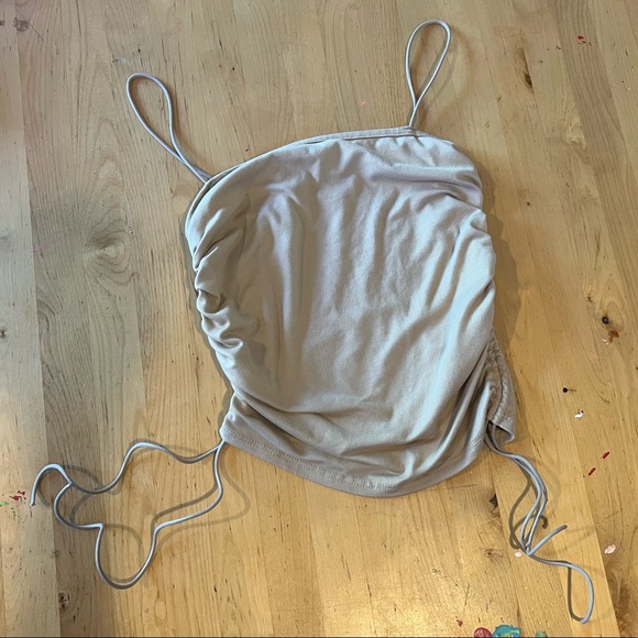 Light Brown Stringy Tank - Picture 2 of 3